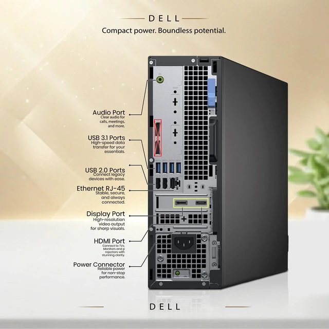 Alt view image 3 of 6 - Dell Optiplex RGB Gaming Desktop PC, 8th Gen intel Core i5, 16GB Ram 256GB SSD, AMD Radeon RX-550 Graphics Card, RGB Keyboard & Mouse, RGB Headphones, Wi-Fi Adapter, Windows 11 Professional