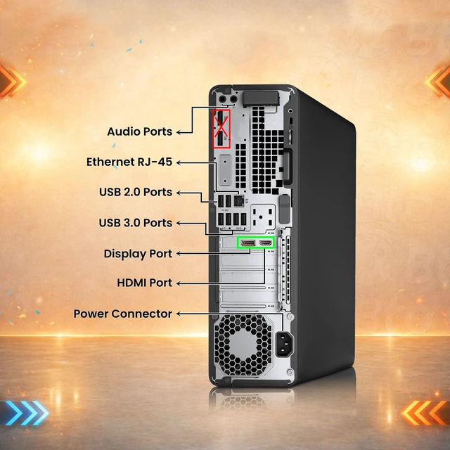 Alt view image 3 of 7 - HP 800 G3 RGB Desktop Gaming Computer, Intel Core i5-6500, 32GB DDR4 RAM, 512GB SSD, AMD Radeon Rx-550 Gaming Graphics, RGB Keyboard Mouse + RGB Headphones, Wi-Fi Adapter, Gaming PC (Refurbished)