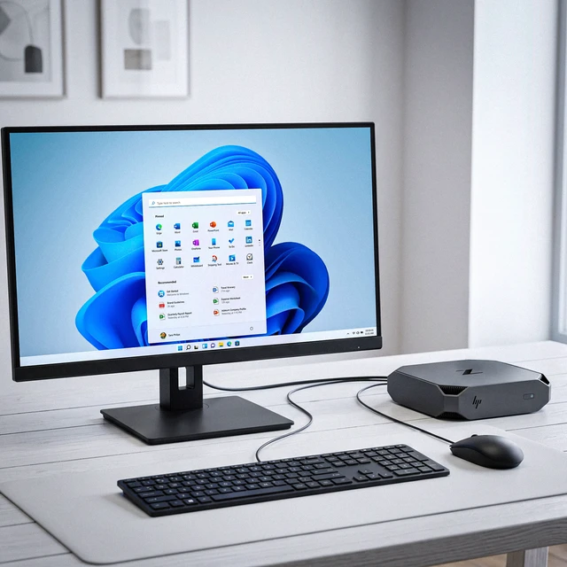 Alt view image 5 of 6 - HP Z2 G3 Mini Desktop Workstation PC, Intel Core i7-7700 3.60Ghz, 8GB RAM, 256GB SSD, Support 4K Resolution, Display Ports, Keyboard and Mouse, WiFi Adapter, Home and office PC, Windows 11 Pro