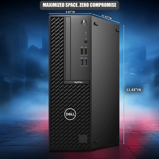 Alt view image 4 of 6 - Dell Optiplex Gaming Computer, Intel Core i5-10th 3.10GHz, 16GB RAM, 1TB SSD, AMD Radeon RX-550 Graphics, RGB Keyboard & Mouse, RGB Dual Speakers, Wi-Fi Adapter, Windows 11 Professional