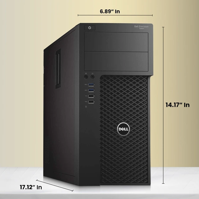 Alt view image 4 of 6 - Dell 3620 Gaming Tower Desktop PC, Intel Core i7-6th 6th Gen 3.40 GHz, 16GB DDR4 RAM, 1TB SSD, AMD Radeon RX-550, RGB Keyboard and Mouse, RGB Sound bar, Wi-Fi Adapter, Windows 11 Professional