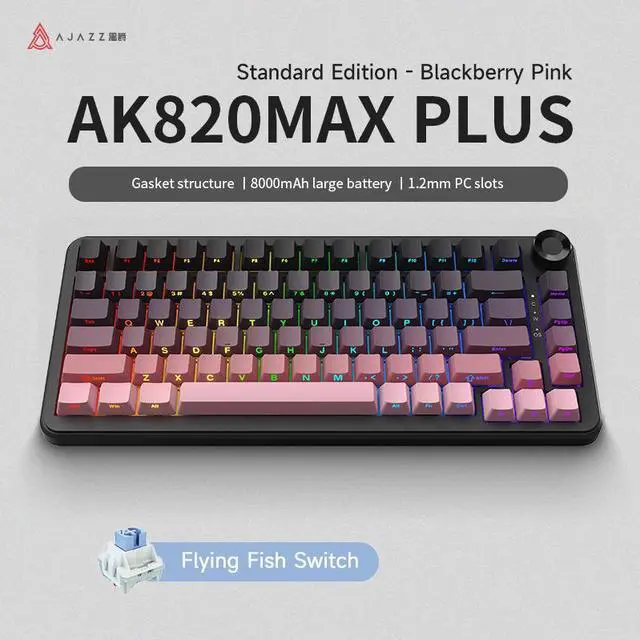 Main image of FirstBlood AK820MAX PLUS New upgraded model Big battery life more durable Wireless 2.4G + wired + BT three modes of connection