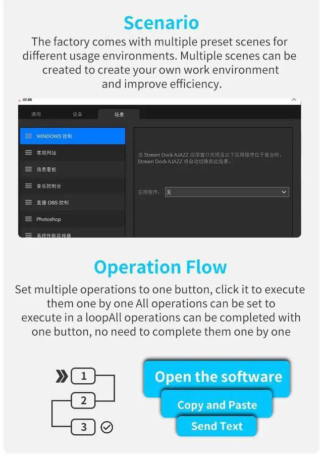 Alt view image 3 of 7 - Firstblood akp05 desktop assistant console panel controller for stock trading live broadcast tuning programmable shortcut keys