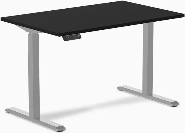 Main image of Desky Single Sit Stand Gaming Desk - Black / 47.2" x 29.5" / Gray