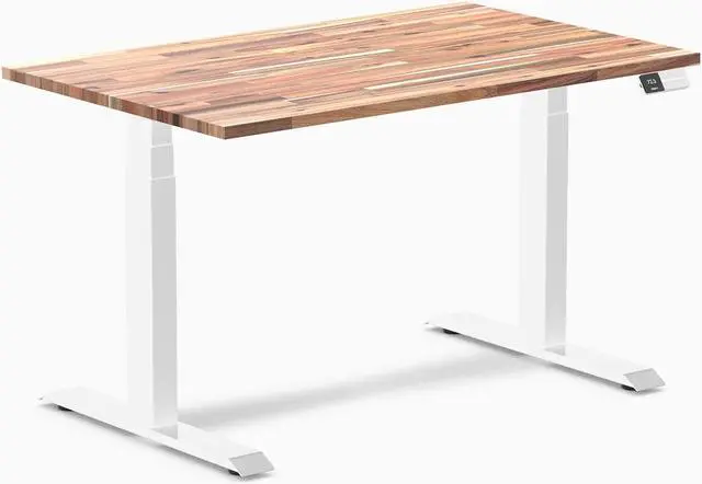 Alt view image 7 of 14 - Desky Single Sit Stand Desk - White / 47.2"x29.5" / White