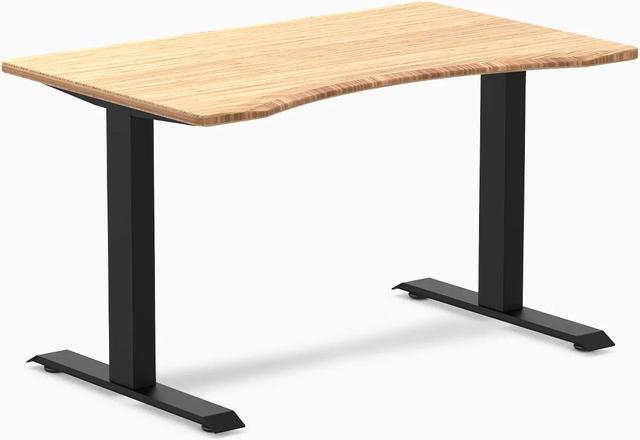 Alt view image 2 of 7 - Desky Zero Ergo Edge Office Desk - White / 72 x 30 in / White