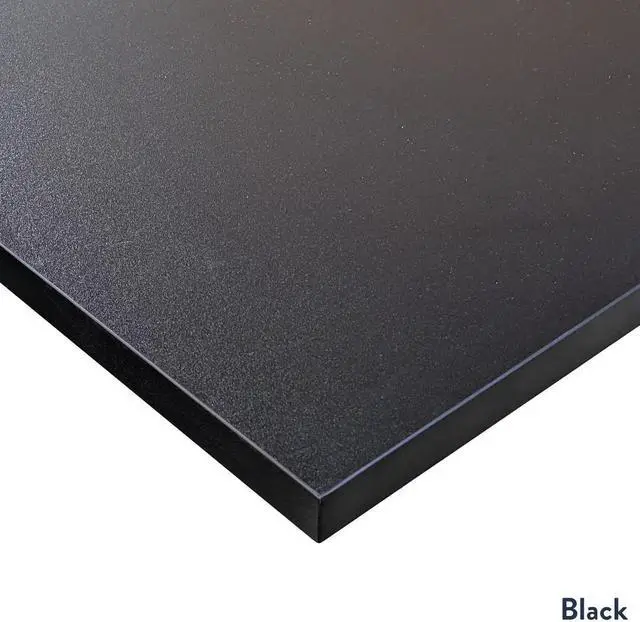 Alt view image 7 of 7 - Desky Dual Laminate Sit Stand Desk - Black / 47.2 x 29.5 in / Grey