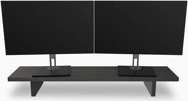 Alt view image 8 of 14 - Desky Monitor Stand - Burnished Wood Laminate
