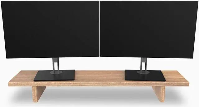 Alt view image 8 of 14 - Desky Monitor Stand - Sublime Teak Laminate