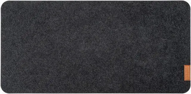 Alt view image 2 of 7 - Desky Cork/Felt Desk Pad - Small 11x8.6 in / Dark Gray
