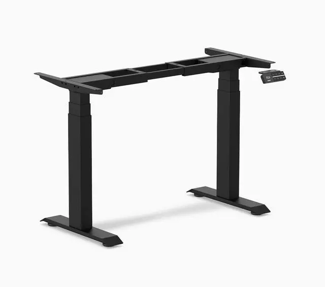 Alt view image 3 of 5 - Desky Dual Mini Standing Desk Frame - White