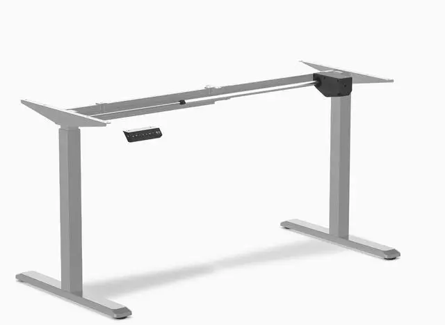Alt view image 10 of 12 - Desky Single Sit Stand Desk Frame - Matte Black