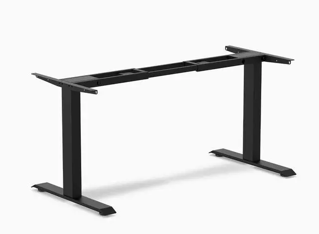 Alt view image 2 of 5 - Desky Zero Fixed Office Desk Frame - Space Gray