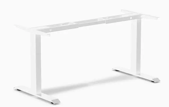 Alt view image 3 of 5 - Desky Zero Fixed Office Desk Frame - Space Gray