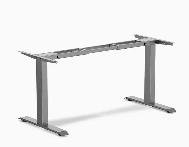 Main image of Desky Zero Fixed Office Desk Frame - Space Gray