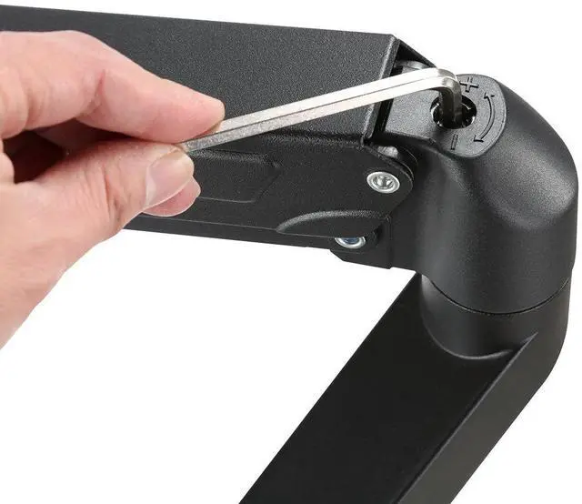 Alt view image 6 of 7 - Desky Dual Gas Eco Monitor Arm