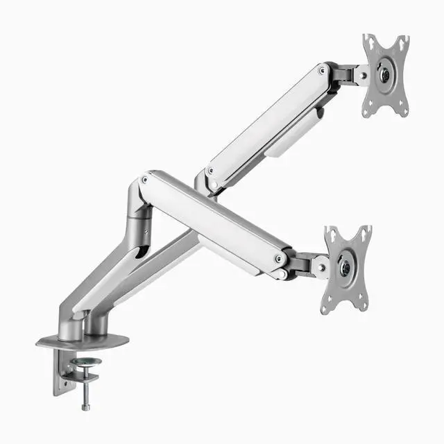 Alt view image 2 of 7 - Desky Dual Spring Eco Monitor Arm - Space Gray