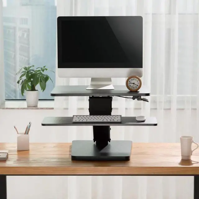 Alt view image 7 of 7 - Desky Zero Standing Desk Converter