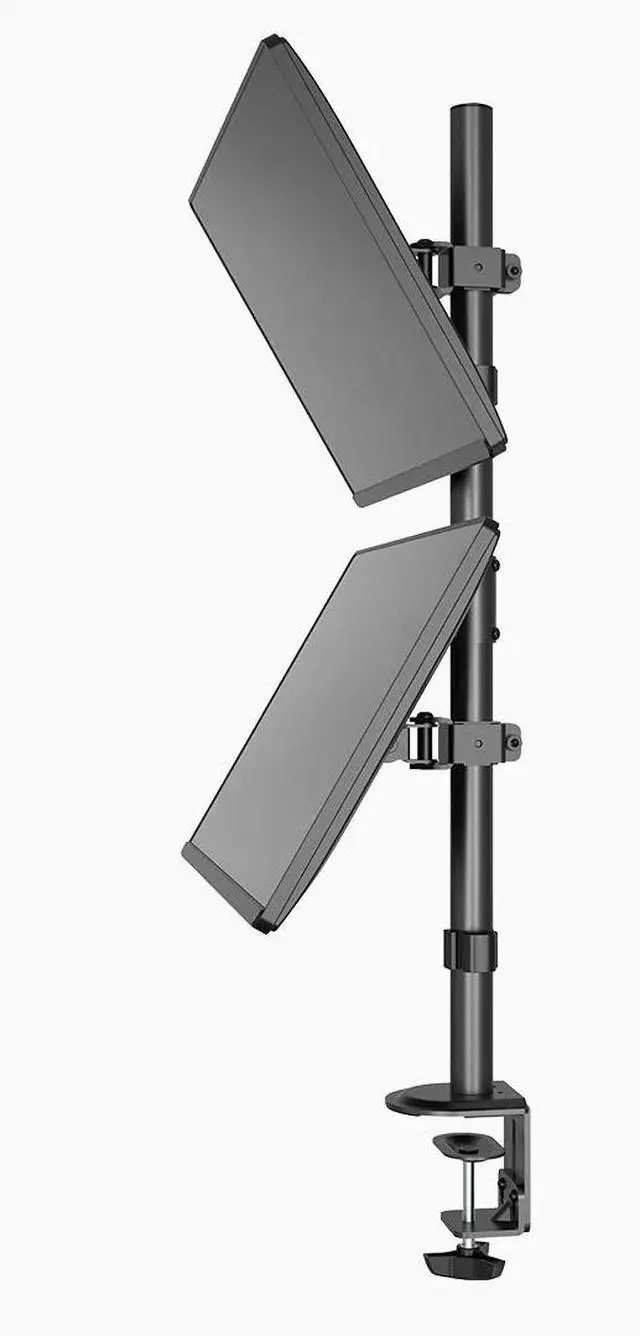 Alt view image 6 of 7 - Desky Eco Vertical Monitor Mount - Black