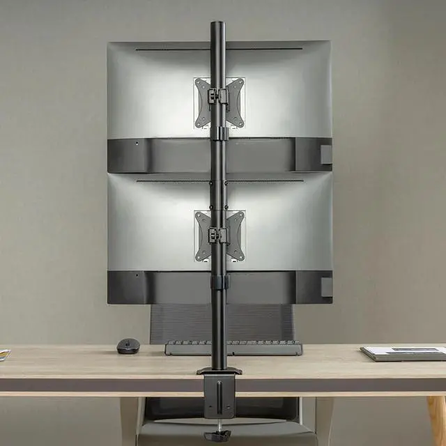 Alt view image 4 of 7 - Desky Eco Vertical Monitor Mount - Black