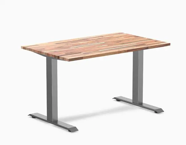 Main image of Desky Zero Softwood Office Desk - Acacia / 48 x 30 in / Space Gray