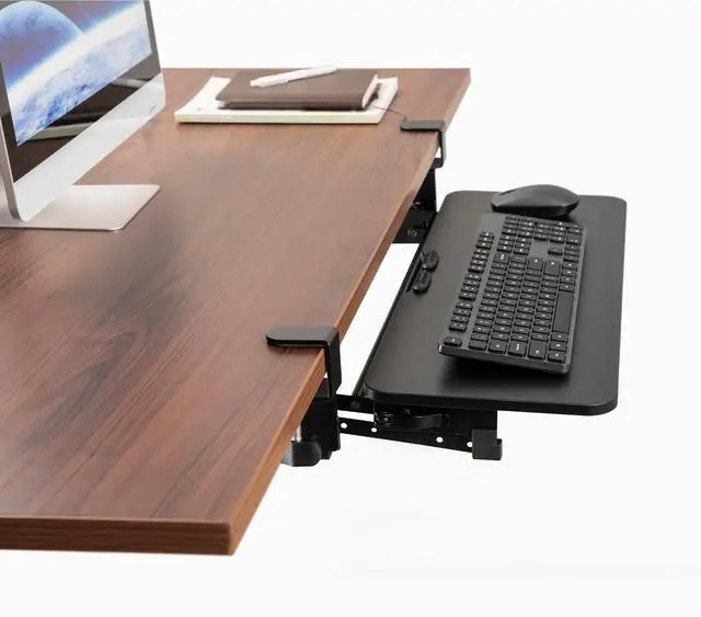 Alt view image 4 of 7 - Desky Keyboard Tray - White