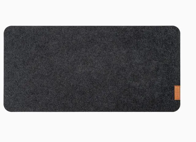 Main image of Desky Cork/Felt Desk Pad - Medium 24.4x11.8 in / Dark Gray
