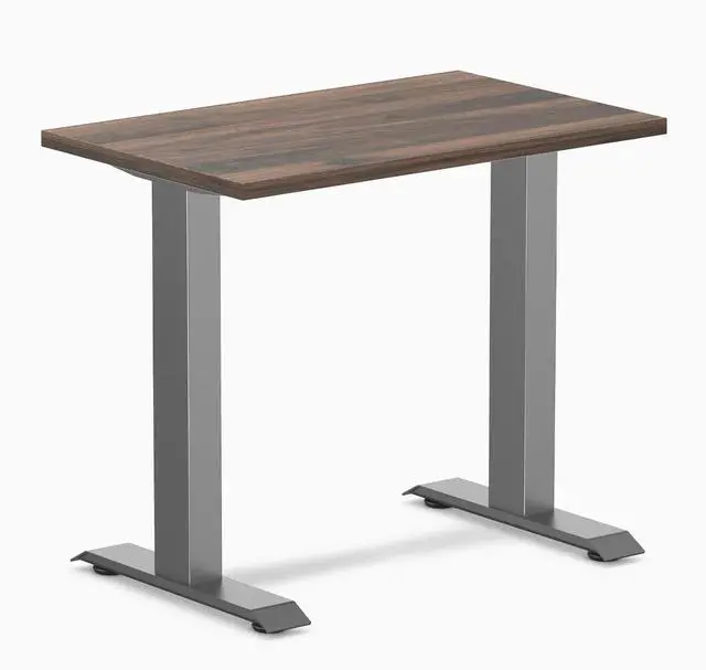 Main image of Desky Zero Mini Office Desk - Jarrah Legno / 32 x 20 in / Space Gray