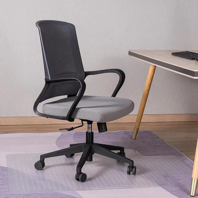 Alt view image 4 of 7 - Desky Chair Mat - Dimpled (Carpet Floors) / L47.2 x W36 in