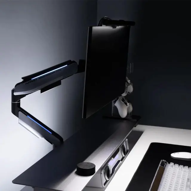 Alt view image 4 of 7 - Desky Dual Zone Monitor Light Bar