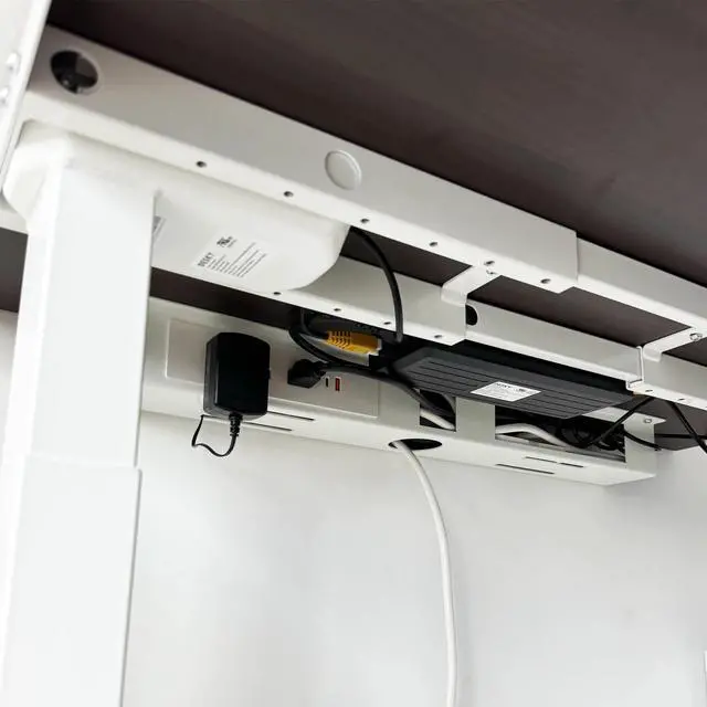 Alt view image 6 of 7 - Desky Mini Cable & Power Tray - Space Gray / None