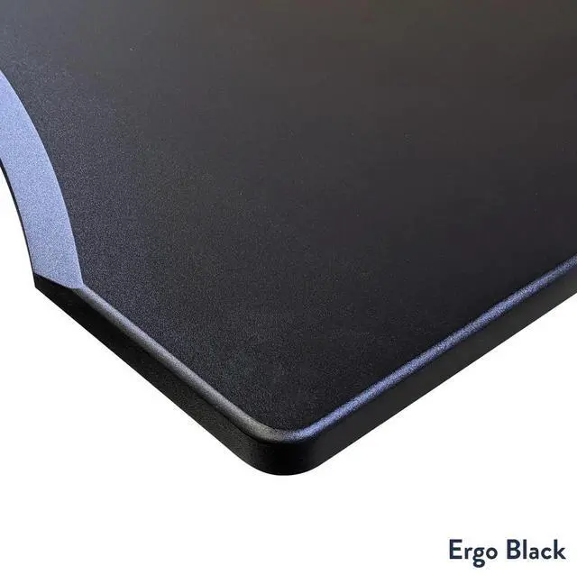 Alt view image 7 of 7 - Desky Zero Ergo Edge Office Desk - White / 60 x 30 in / White