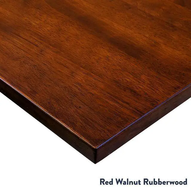 Alt view image 5 of 7 - Desky Zero Rubberwood Office Desk - Dark Walnut / 48 x 30 in / Matte Black
