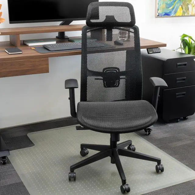Alt view image 3 of 14 - Desky Adjustable High Back Mesh Chair