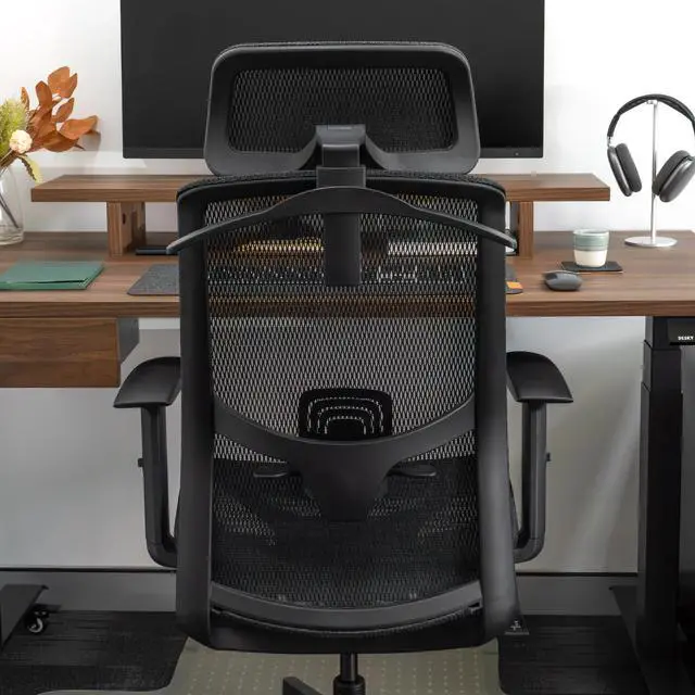 Alt view image 4 of 14 - Desky Adjustable High Back Mesh Chair