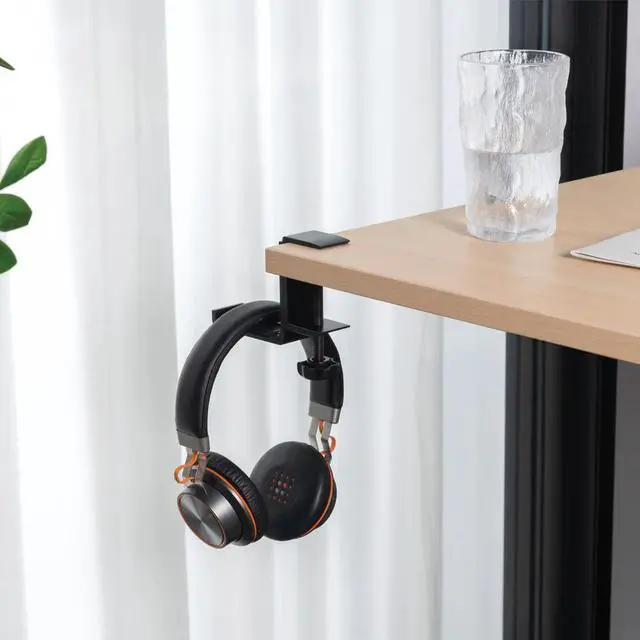 Alt view image 5 of 7 - Desky Foldable Headphone Hook - Silver