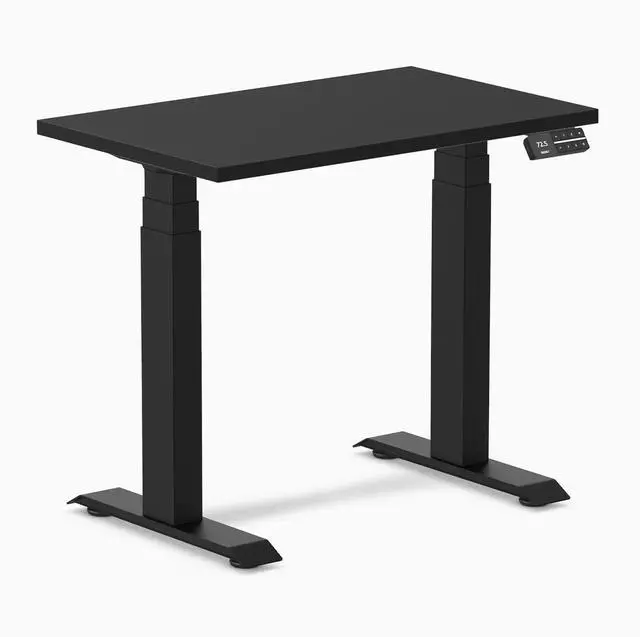 Main image of Desky Dual Mini Sit Stand Desk - Black / 32 x 20 in / Matte Black