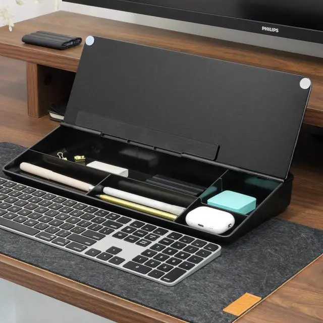 Alt view image 4 of 7 - Desky Desktop Whiteboard - Black