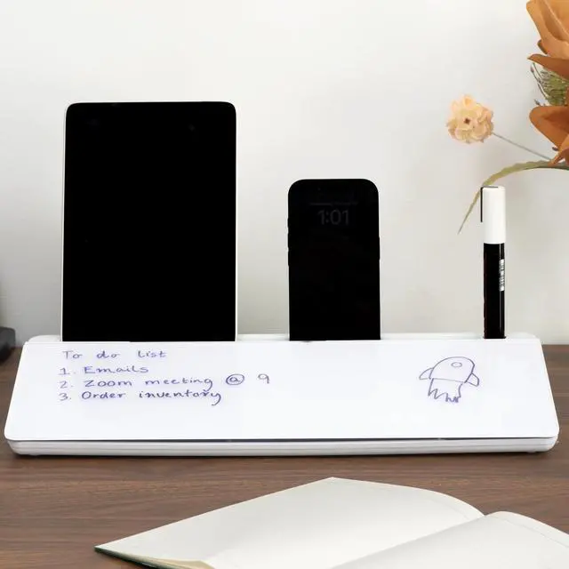 Alt view image 5 of 7 - Desky Desktop Whiteboard - Black