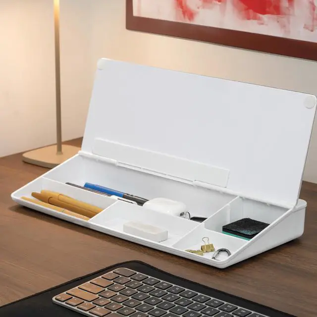 Alt view image 7 of 7 - Desky Desktop Whiteboard - Black