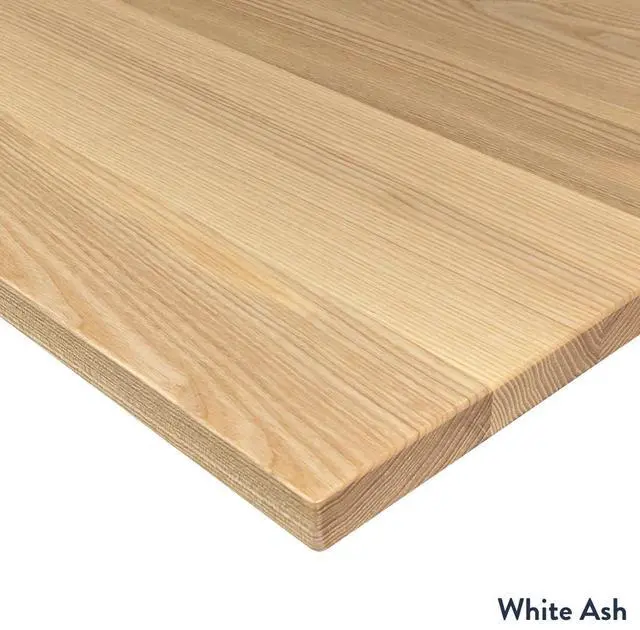 Alt view image 7 of 7 - Desky Dual Hardwood Standing Desk With Drawer - White Ash / 72 x 30 in / Matte Black