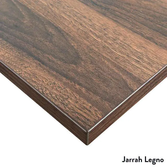 Alt view image 7 of 7 - Desky Zero Laminate Office Desk - Black / 78.7 x 29.5 in / White