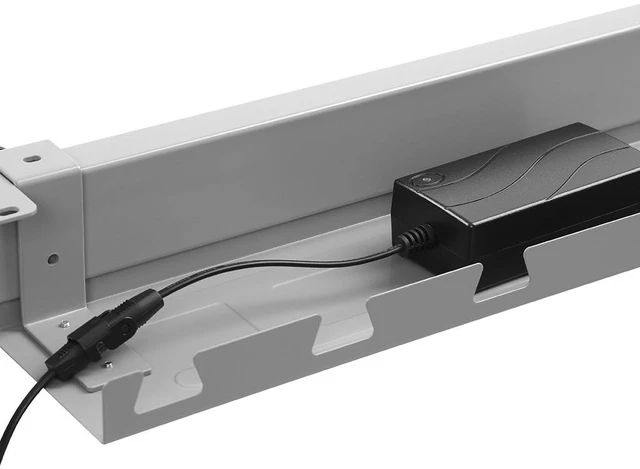 Alt view image 3 of 6 - Desky Single Sit Stand Desk Frame - White