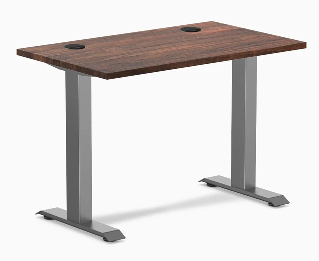 Main image of Desky Zero Mini Softwood Office Desk - American Rustic Pine / 32 x 20 in / Space Gray