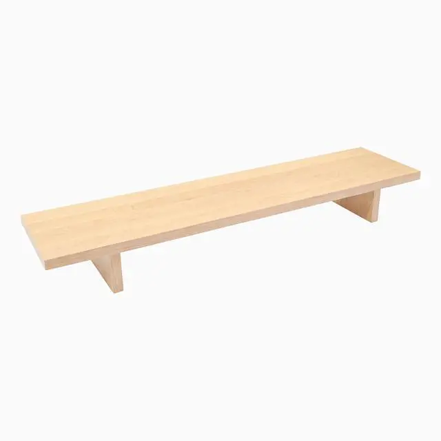 Alt view image 8 of 14 - Desky Minimal Monitor Stand - Maple Hardwood