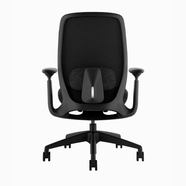Alt view image 3 of 6 - Desky Sereno Ergonomic Office Task Chair - Dark Green / No Headrest