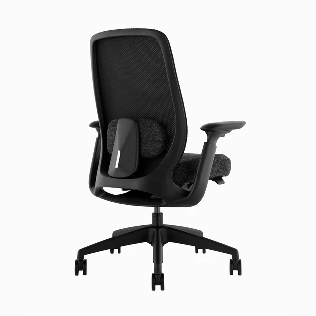 Alt view image 4 of 6 - Desky Sereno Ergonomic Office Task Chair - Dark Green / No Headrest