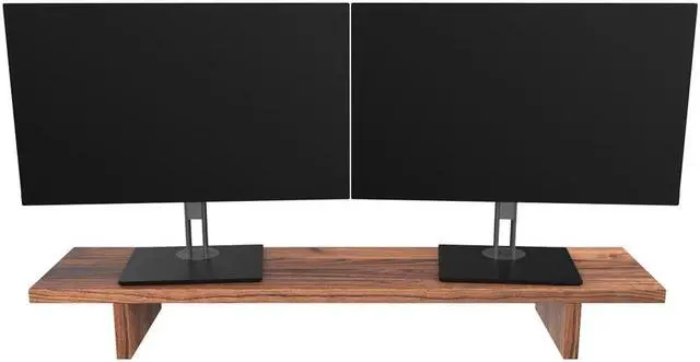 Main image of Desky Monitor Stand - Walnut Hardwood