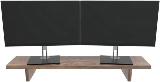 Main image of Desky Monitor Stand - Natural Walnut Laminate
