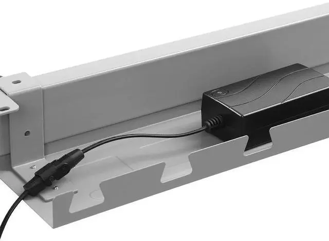 Alt view image 14 of 14 - Desky Single Sit Stand Desk - White / 47.2"x29.5" / Space Gray